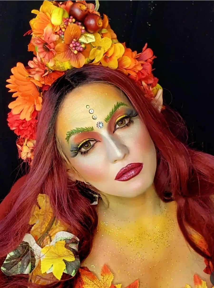 Creative transformation makeup